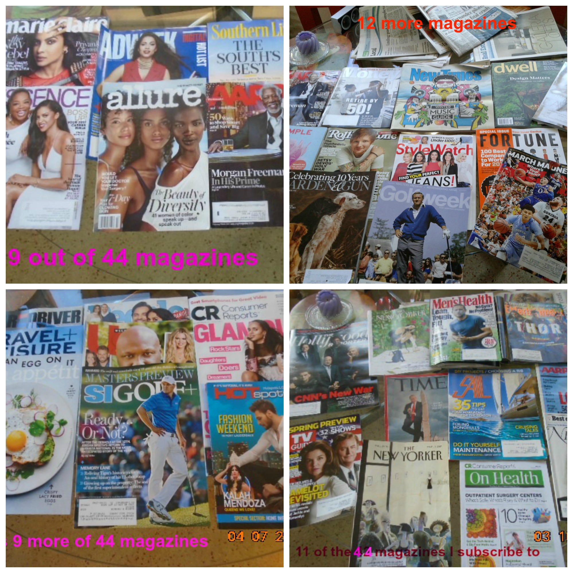 magazines Collage